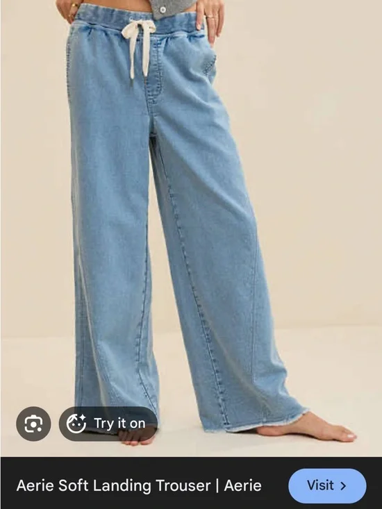 Aerie soft landing trouser jean - Picture 2 of 2